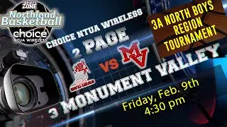 Northland Basketball Boys - No. 2 Page vs No. 3 Monument Valley