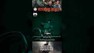 Военные ветераны реагируют на сцену из Call of Duty MW3 🪖 #армия #реакция #cod