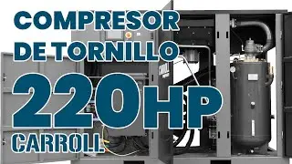 Compresor de tornillo 220HP CARROLL SC-220VSPM-S