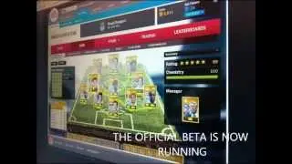 FIFA 13 Ultimate team | Web App Beta | Download