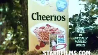 WHIZ RING Giveaway in CHEERIOS cereal tv commercial 1972