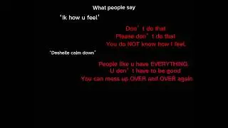How people would say it, but they put it in different way