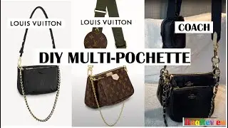 DIY *TUTORIAL* COACH HAUL9 - Turning NOLITA 15 & 19 to Multi Pochette, Unbox, WFIMB, DIY | RaqReview