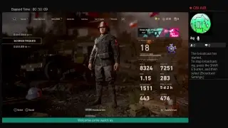 Playing COD WWII with bellahunt097