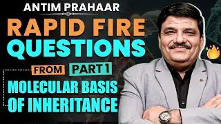 ANTIM PRAHAAR - NEET 2024 Biology - Rapid Fire- Part 1 - Molecular Basis of Inheritance