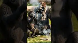 Exploded Gorilla 😂🔥爆発ゴリラ Unbelievable Zoo Moments #gorilla #wildlife #nature