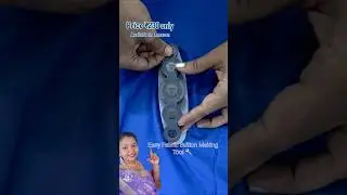 Button making Tool How to use available in Amazon,  meesho also . #sewingbuttons #fashioneducation