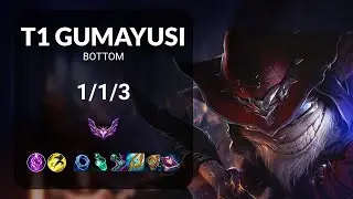 T1 Gumayusi Ziggs vs Jhin BOTTOM - KR  Patch 14.17