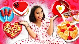Eating only heart shaped food for 24 hours 😋