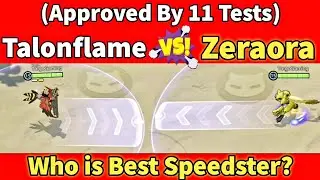 *1v1* Zeraora vs Talonflame | Who is Best Speedster? | Pokemon Unite