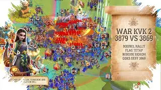Pelajaran WAR KD 3879 vs 3869 🔥 2 Rally Hantam Flag, Defense-nya Bikin Melongo!
