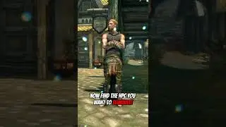 How to kill any NPC without consequences in Skyrim in a crowded place #skyrim #elderscrolls