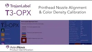 T3-OPX Tech Support - Printhead Nozzle Alignment and Color Density Calibration