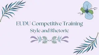 EUDU CT: Style and Rhetoric