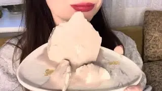 ASMR chalk Gubkin in Astana pink and blue Uzbek clay paste eating ASMR🤩clay paste ASMR #satisfying💧💫