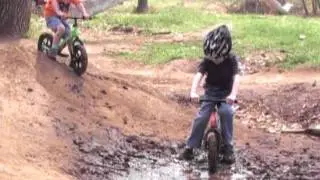 Strider Balance Bike Riding