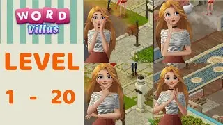 Word Villas Levels 1 to 20 Answers