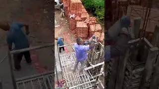Homemade tools for pulling construction materials || Labor saving