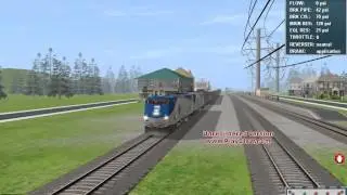 TRAINZ 12 AMTRAK P42DC 157 HYBRID K5LA horn show