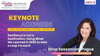 Keynote Session Day 2 By Nina Sossamon-Pogue on Resilience is not a Destination