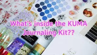Inside the KUMA Journaling Kit | asmr Kuma Stationery Crafts | 30% off + free worldwide shipping