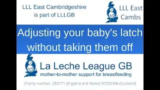 Adjusting your baby's latch without taking them off - breastfeeding attachment improvement.