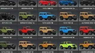 🚙💥 All Color Thar Off-Roading Crash Test | Log Trap Jump | Realistic Damage