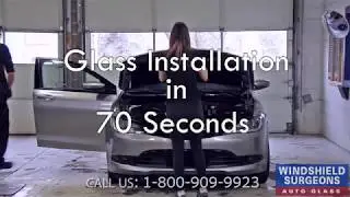 Windshield Replacement In 70 Seconds