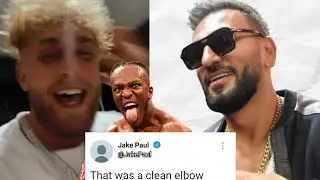 Influencers React To KSI knocking out Joe Fournier ‼️