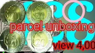 British India currency Coin ka video parcel unboxing Tamil Nadu 20 rupees coin 2020 yaar ka#tek
