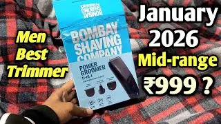 Best trimmer under 1000 for men | bombay shaving company power groomer 11-IN -1