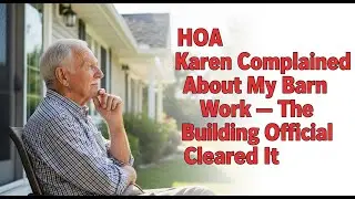 HOA Karen Complained About My Barn Work &mdash; The Building Official Cleared It