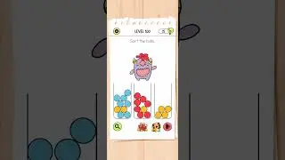 short the balls. brain test all star IQ level 100 solutions