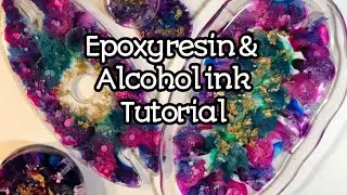 Epoxy resin tutorial - diy alcohol ink