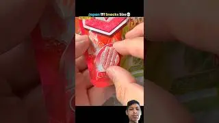 Japan का snack size 💀 #facts #food #shorts