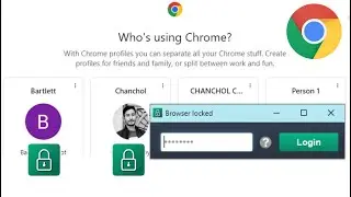 How To Lock Google Chrome Browser With Password | How To Lock Your Google Profile
