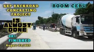 The New Cebu City // south road property background  concreting project update, August 23,3025 