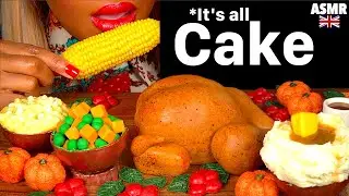 ASMR Cake Turkey Thanksgiving Dinner | illusion cakes|  Turkey Cake|  ASMR MAG UK