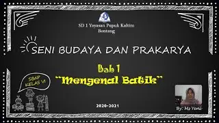 Seni Budaya dan Prakarya kelas VI 