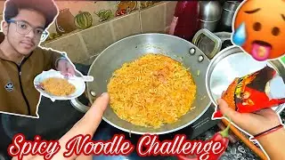 EXTREME Spicy Noodles Challenge 😤 | Full Foodie Vlog 🔥🌶️ 
