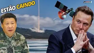 Satélites Starlink de Elon Musk estão caindo na Terra | China quer 