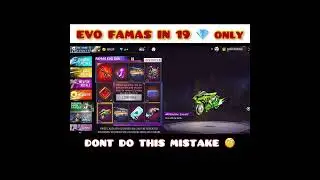 Evo famas return || One spin trick || FF new event today || Don&rsquo;t do this mistake || tips and tricks