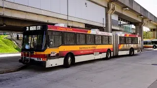 MTA Maryland 1997 NABI 436.08 American Ikarus #9619 Baltimore Link Infobus On Route 33
