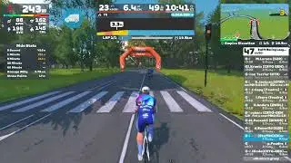 Zwift Racing League :City Showdown -Open Lime Dev League Division 1 Race 6 New York Empire Elavation