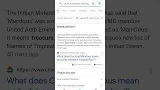 Cyclone mandous name meaning/#cyclone #cyclonemandous#shorts #screenrecorder #googling #meteorology