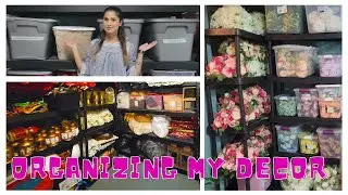 How I Organized my Decor - Decor Storage at Home