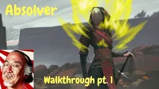Absolver: Absolver walkthrough with commentary! Poomcheese learns the basics!