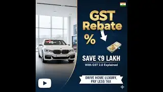 GST Rebate on BMW Cars 💸 | Save ₹9 Lakh with GST 2.0 Explained!