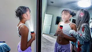 I SAID BLOODY MARY at 3AM in The Mirror THIS HAPPENED 😳Ep.1| Kota Cake