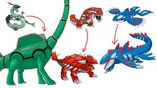 New Legendary Pok&eacute;mon Paradox Forms? Part 2 : Rayquaza Groudon Kyogre | Max S
